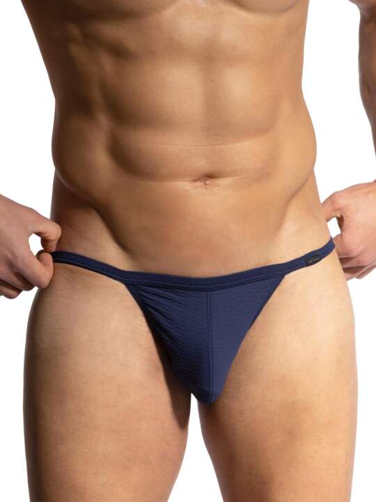 109482O Slip athlétique RED2401 Olaf Benz Bleu face