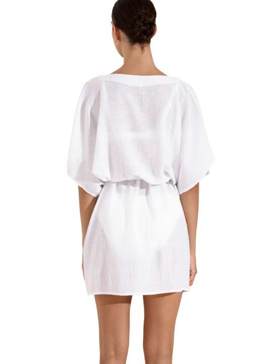 49550LI Beach caftan Normandie Lisca White face