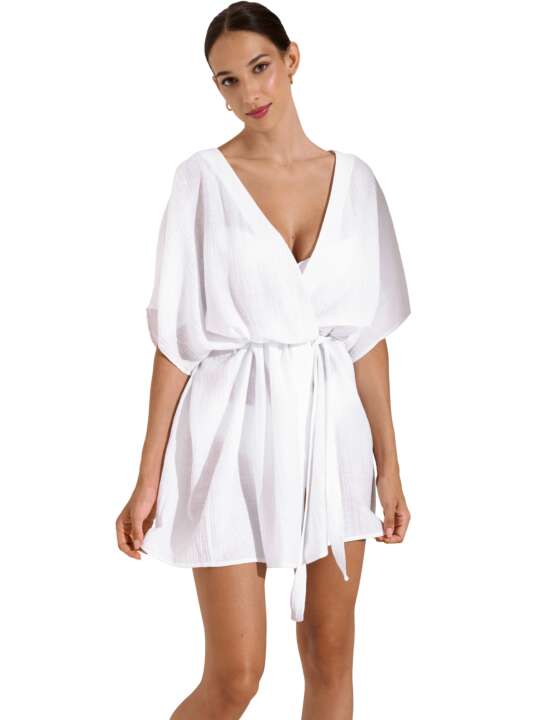 49550LI Beach caftan Normandie Lisca White face