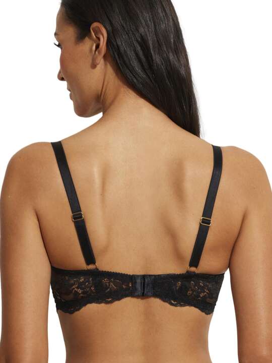 00234SE Soluciones pre-shaped nursing bra without underwiring Selmark Black face