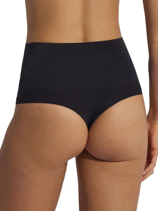 00251SE High-waist g-string Basica Selmark Black face