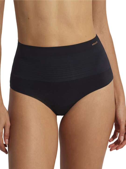 00251SE High-waist g-string Basica Selmark Black face
