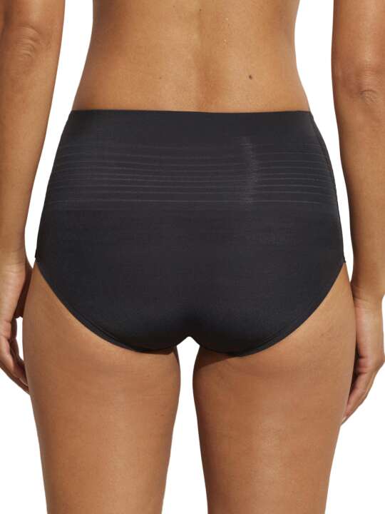 00253SE High-waisted shorts Basica Selmark Black face