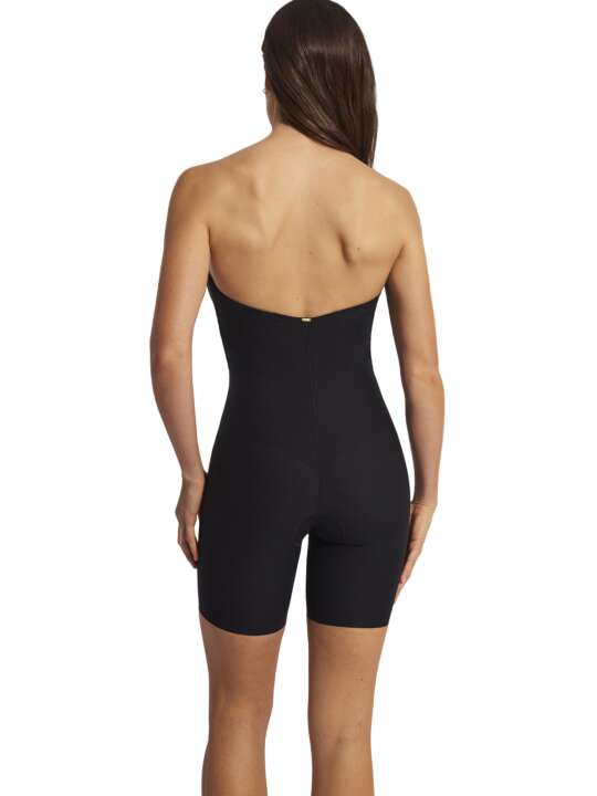 10856SE Body panty confort préformé Curves Selmark Noir face