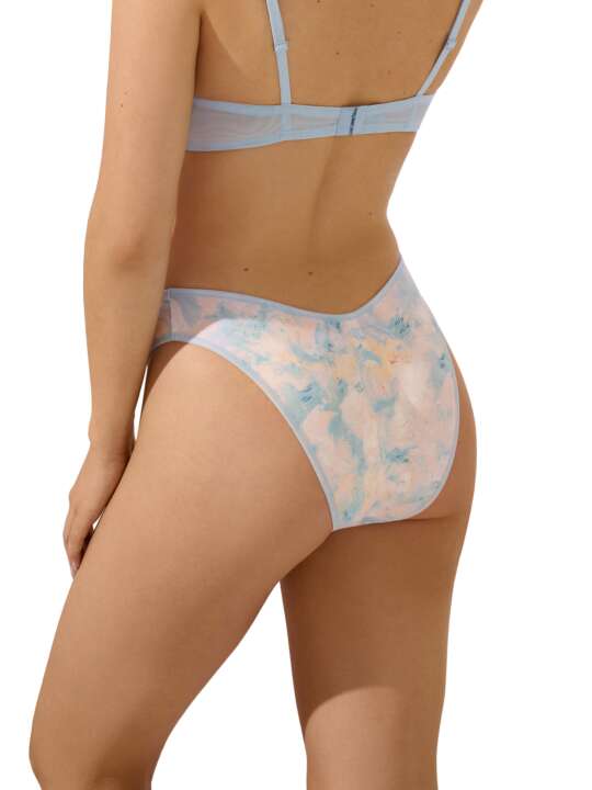 22331LI Slip italien échancré Olena Lisca Bleu face