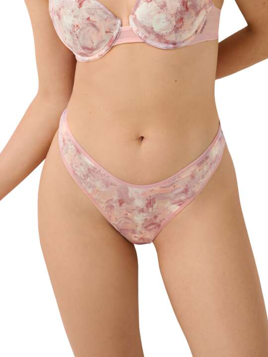 22331LI Slip italien échancré Olena Lisca Rose face