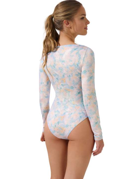 23427LI Body à manches longues Olena Lisca Bleu face