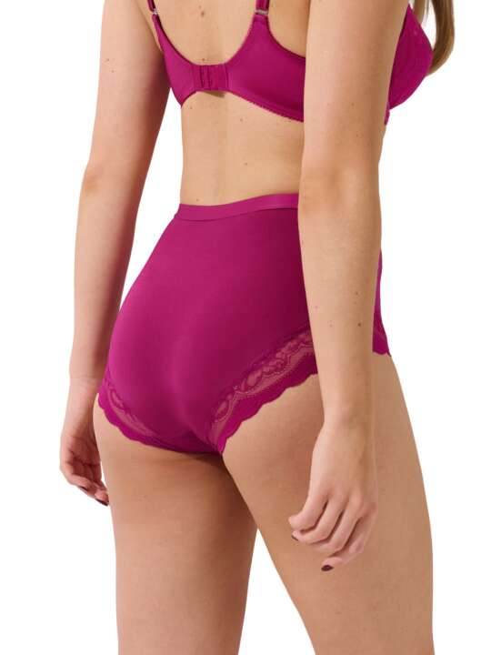 22195LI Slip taille haute Evelyn Lisca Magenta face