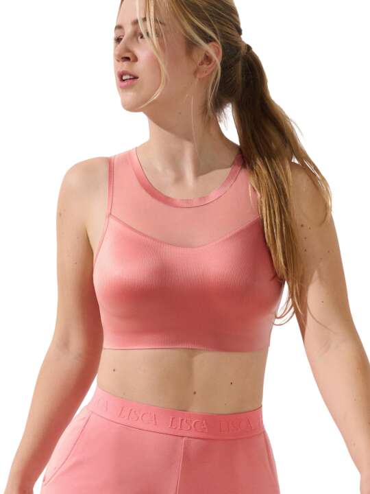 20367LI Soutien-gorge brassière préformé sans armatures Lifestyle Lisca Rose face