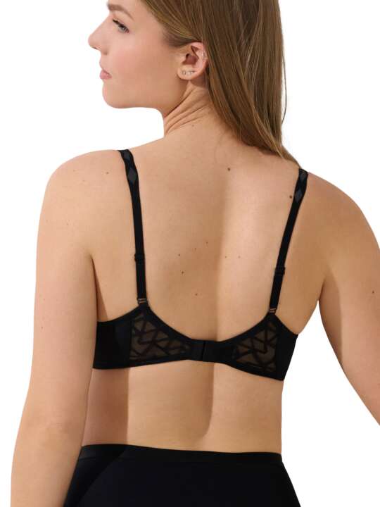 20373LI Soutien-gorge armaturé Opal Lisca Noir face