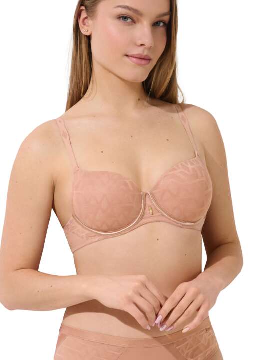 20375LI Soutien-gorge préformé Opal Lisca Beige face