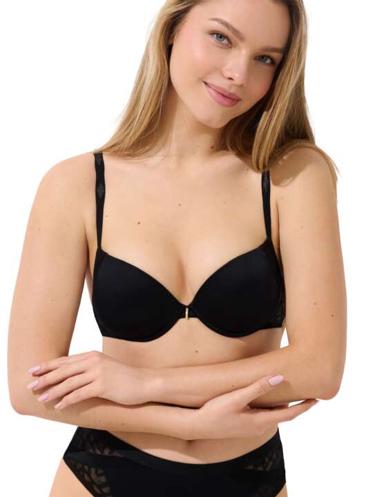 20377LI Soutien-gorge push-up Opal Lisca Noir face
