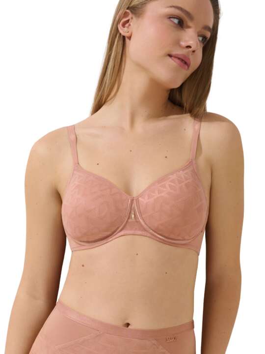 20378LI Soutien-gorge préformé sans armatures Opal Lisca Beige face