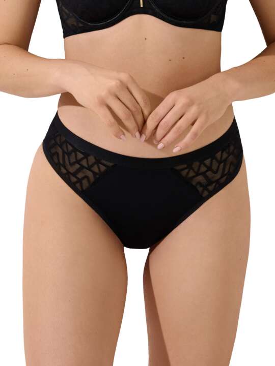 22334LI Slip Opal Lisca Noir face