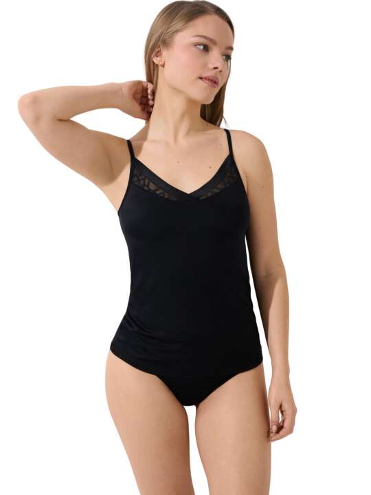23437LI Underwired camisole top Opal Lisca Black face