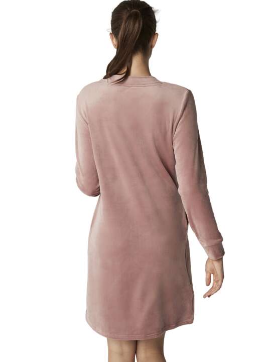 P8363SE Chemise de nuit manches longues POLARSOFT Selmark Rose face