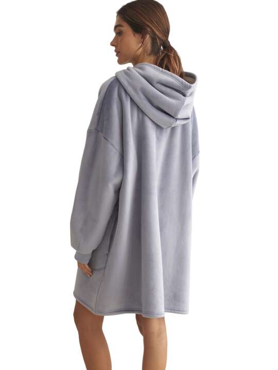 PC095SE Poncho à capuche SUPERSOFT COMPLEMENTOS Selmark Bleu face