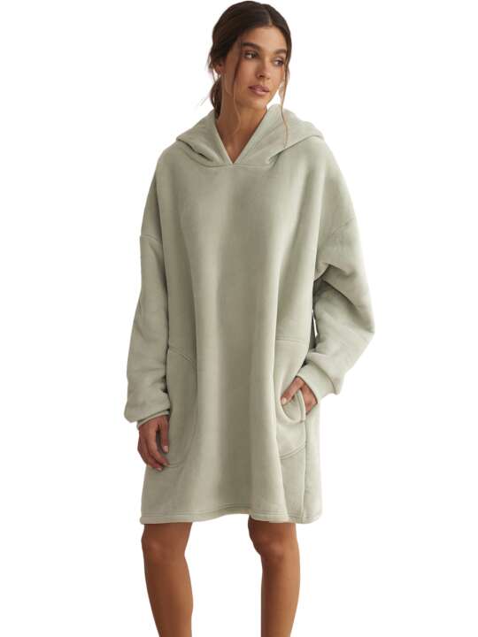 PC095SE Poncho à capuche SUPERSOFT COMPLEMENTOS Selmark Vert face