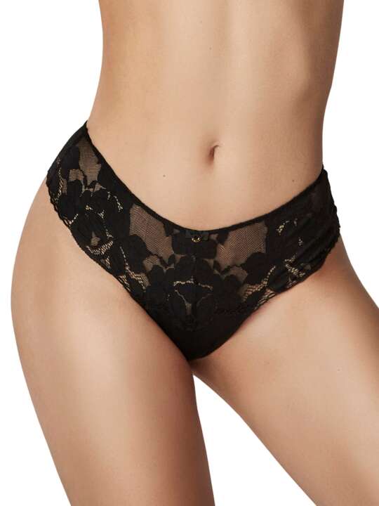 61106SE G-string shorties FEDERICA Selmark Black face