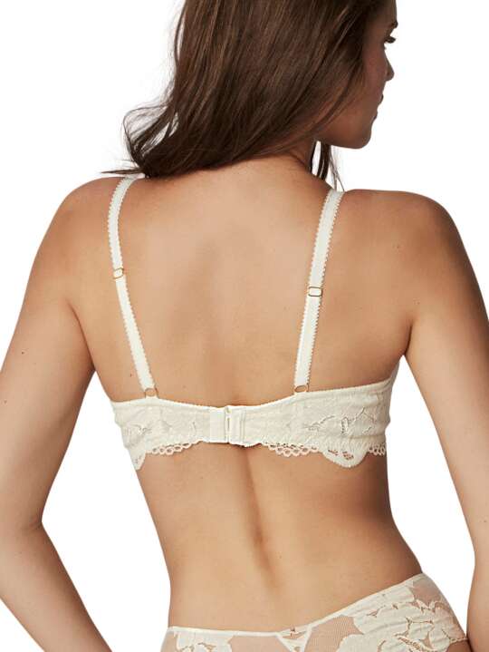 61121SE Soutien-gorge minimiseur FEDERICA MARIAGE Selmark Ivoire face