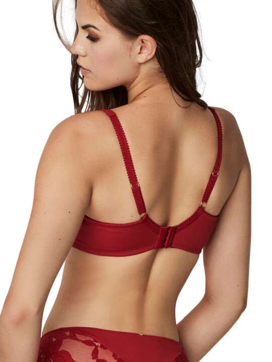61112SE Soutien-gorge emboîtant confort FEDERICA Selmark Rouge face
