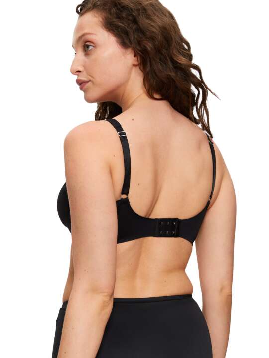 0207952 Soutien-gorge minimiseur sans armatures TRUE SHAPE SENSATION Triumph Noir face