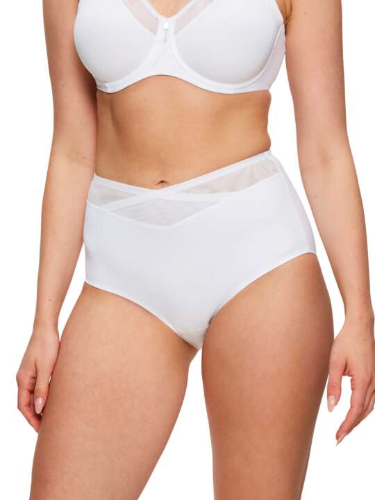 0162228 Culotte maxi sculptante TRUE SHAPE SENSATION Triumph Blanc face
