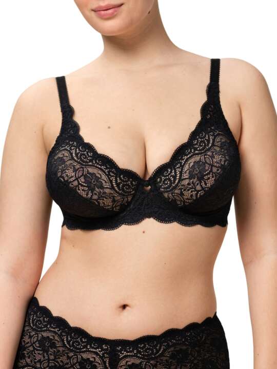 0166797 Soutien-gorge armaturé AMOURETTE 300 W X Triumph Noir face