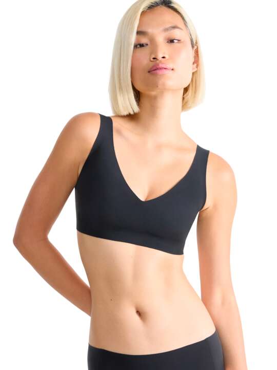 0217728 Bralette ZERO FEEL Sloggi Black face