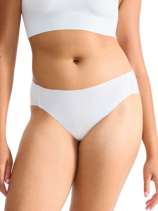 0217838 Slip échancré ZERO FEEL Sloggi Blanc face