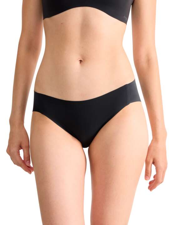 0217838 Slip échancré ZERO FEEL Sloggi Noir face