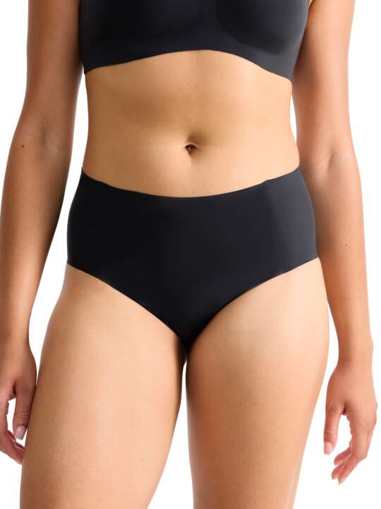 0217759 Slip taille haute ZERO FEEL Sloggi Noir face