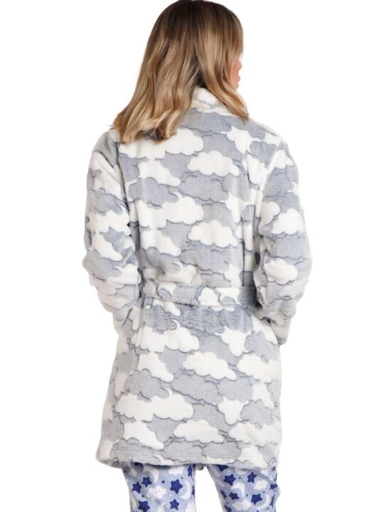 67139AD Robe de chambre Dreams Come True Admas Bleu face