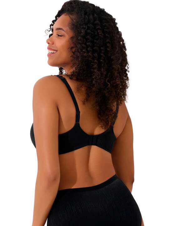 20250LI Underwired bra GRACIA F and G cups Lisca Black face