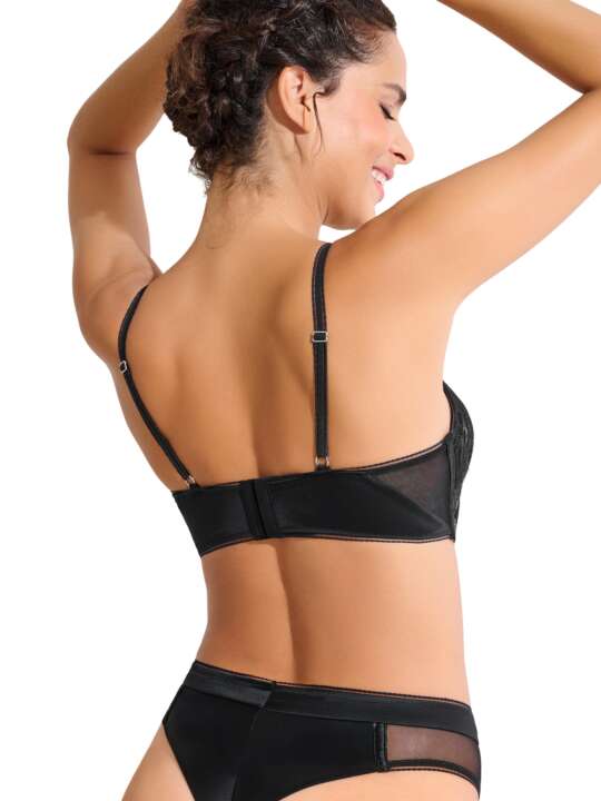 10378LI Soutien-gorge push-up EMINENCE Lisca Noir face
