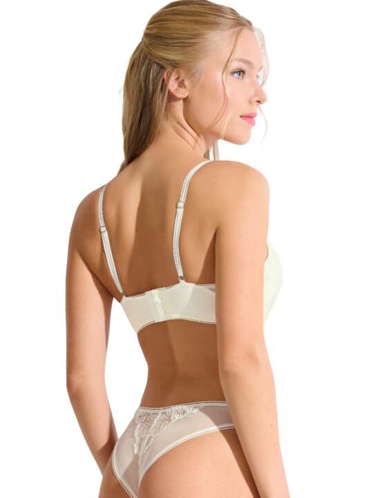 10378LI Soutien-gorge push-up EMINENCE MARIAGE Lisca Ivoire face