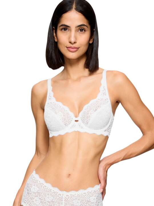 0209574 Soutien-gorge armaturé W AMOURETTE Triumph Blanc face