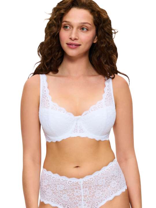 0209584 Soutien-gorge préformé armaturé WHP AMOURETTE Triumph Blanc face