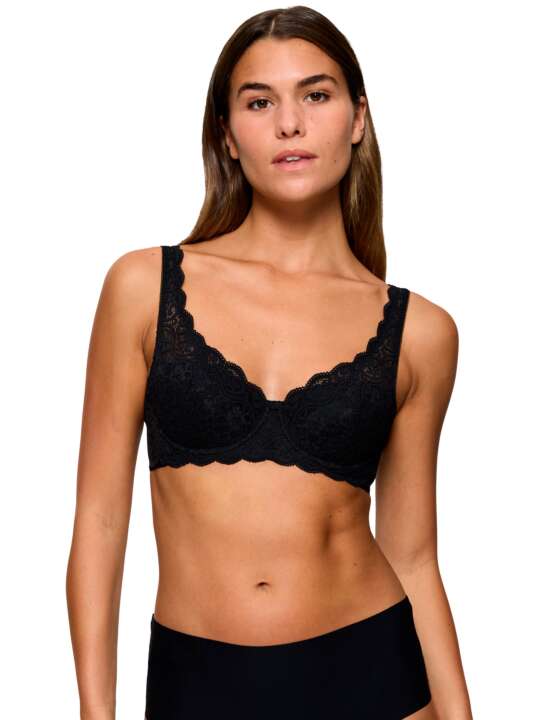 0209584 Soutien-gorge préformé armaturé WHP AMOURETTE Triumph Noir face