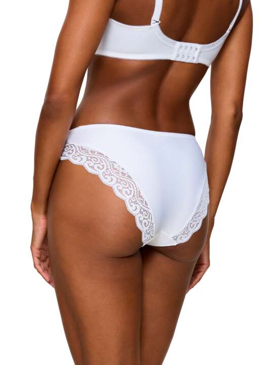 0210688 Slip taï AMOURETTE Triumph Blanc face