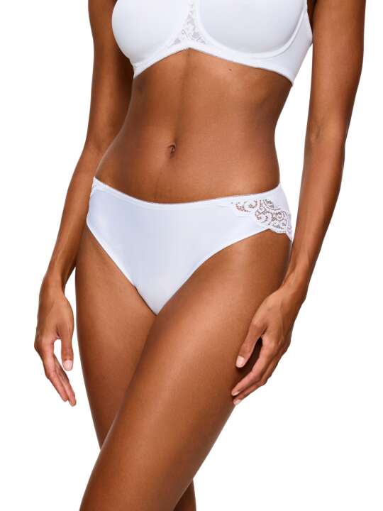 0210688 Slip taï AMOURETTE Triumph Blanc face