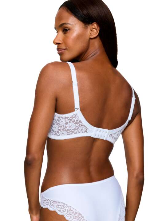 0210704 Soutien-gorge sans armatures N AMOURETTE Triumph Blanc face