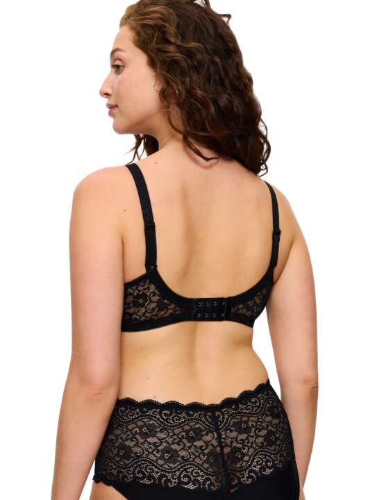 0210704 Soutien-gorge sans armatures N AMOURETTE Triumph Noir face