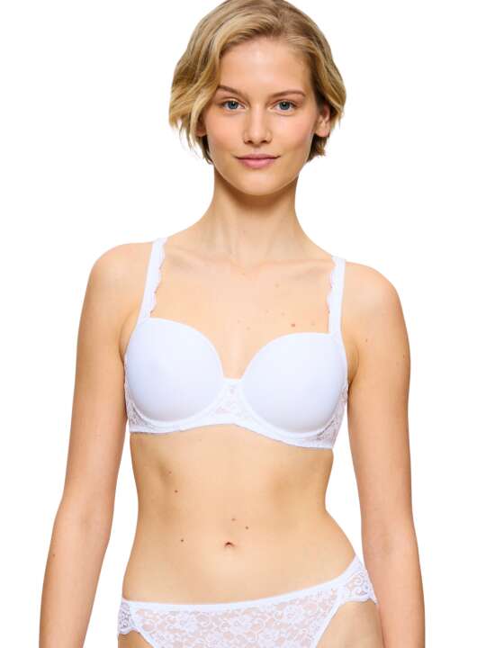0214770 Soutien-gorge préformé armaturé WP AMOURETTE Triumph Blanc face