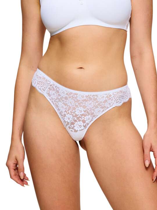 0219152 String AMOURETTE Triumph Blanc face