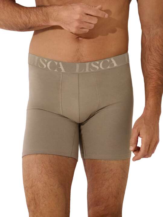 32040LI Boxer long Odysseus Lisca Men Marron face