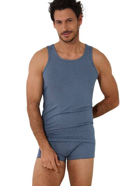 31006L2 Débardeur Zeus Lisca Men Bleu face