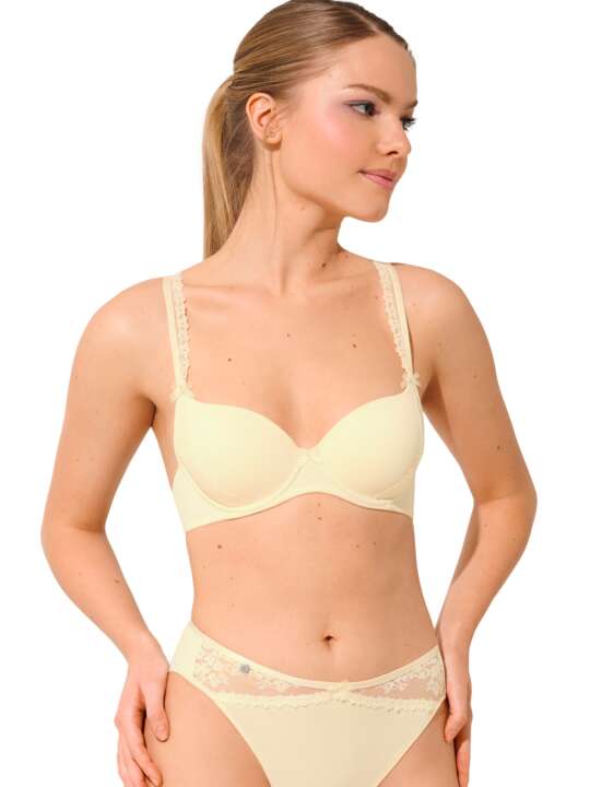 60530LI Soutien-gorge préformé Sunset Lisca Cheek Ivoire face