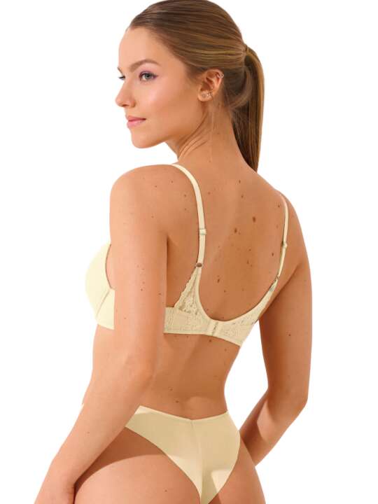 60531LI Soutien-gorge push-up Sunset Lisca Cheek Ivoire face
