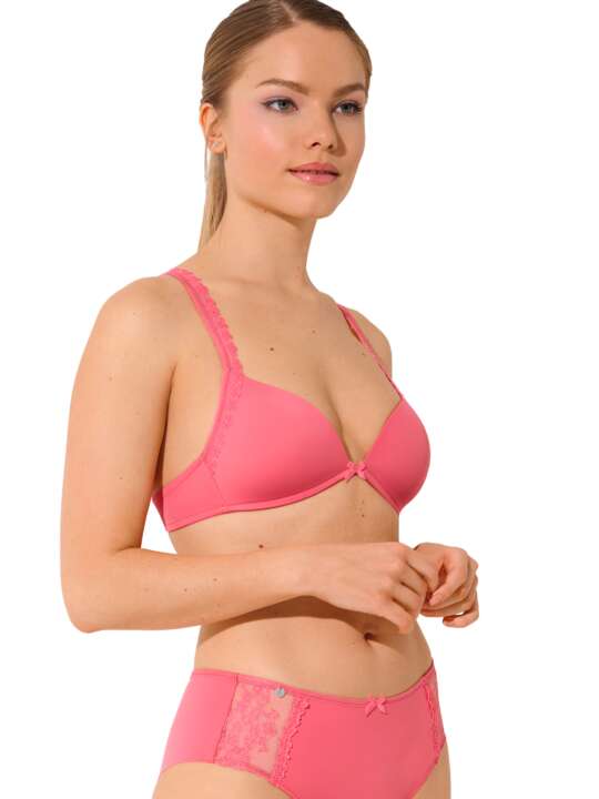 60532LI Soutien-gorge triangle préformé sans armatures Sunset Lisca Cheek Rose face